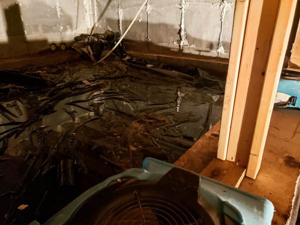Crawlspace Water Cleanup in League City