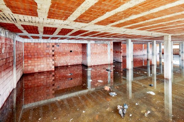 Basement Flood Remediation in League City